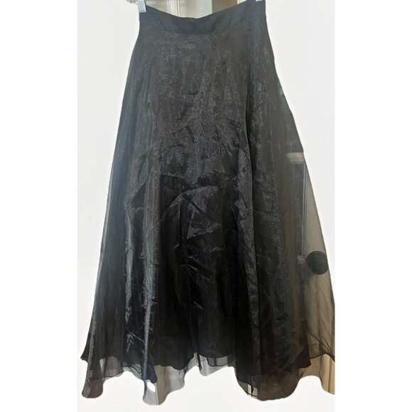 City Nites Maxi Skirt Women 8 Layered Tulle Fairy Witchy Whymsigoth Y2K.   V - Picture 1 of 6
